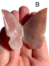Load image into Gallery viewer, Pink Carnelian 3D Butterflies, Choose Your Own NEW!
