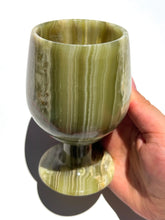 Load image into Gallery viewer, Green Onyx Wine Glass NEW!
