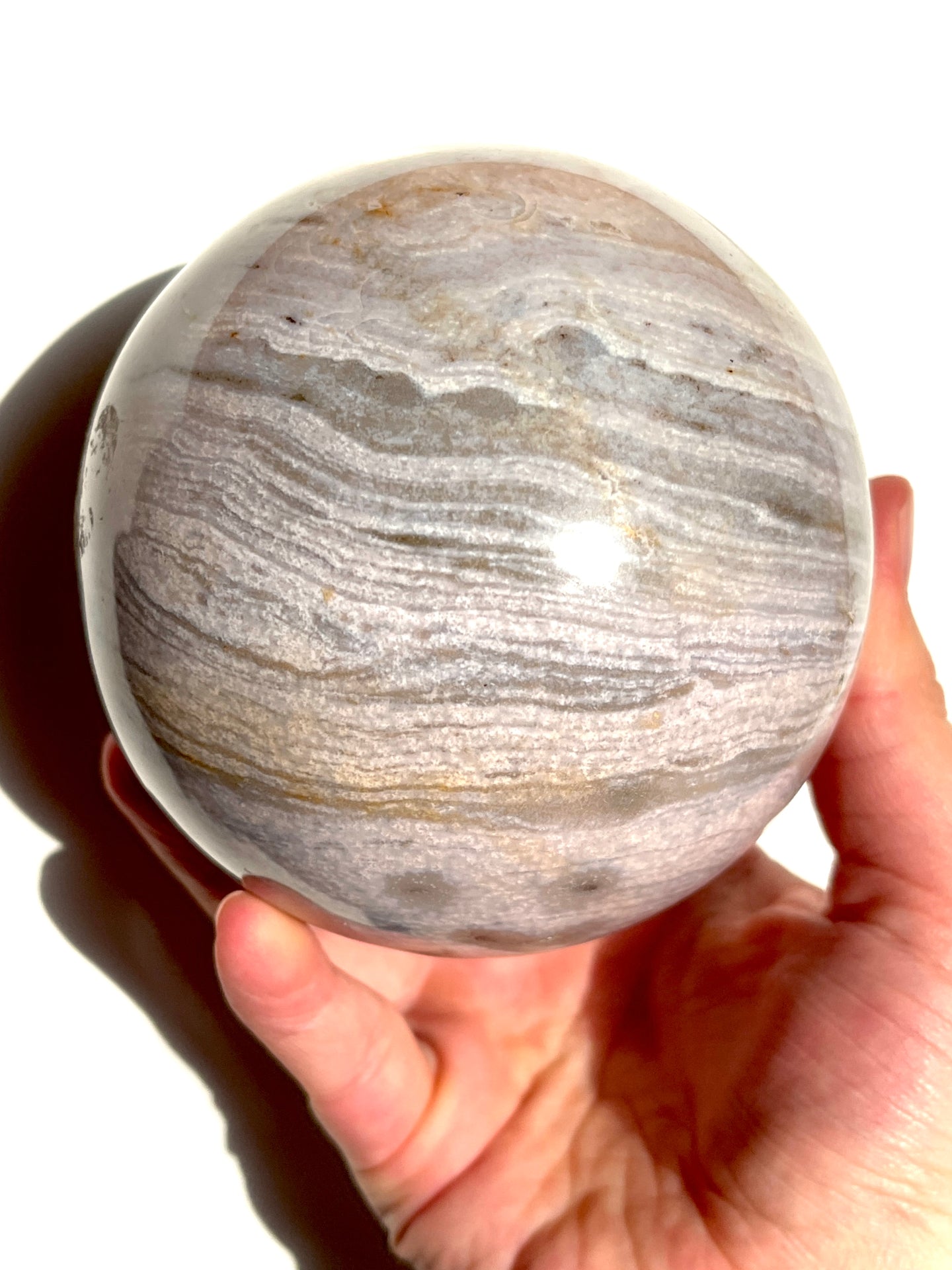 XXL Pastel Ocean Jasper Sphere