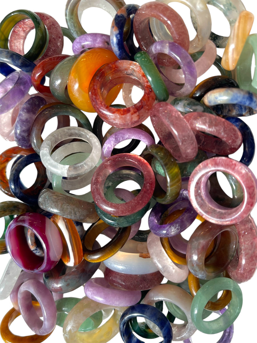 Crstyal Rings Assorted Crystal Rings – Angel Realm Co