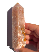 Load image into Gallery viewer, Pink Amethyst + Flower Agate Tower NEW!
