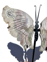 Load image into Gallery viewer, Imperfect Large Sea Jasper Standing Butterfly NEW!
