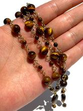 Load image into Gallery viewer, Handmade Tigers Eye Necklace NEW!
