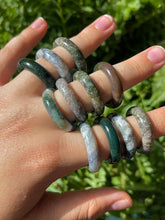 Load image into Gallery viewer, Moss Agate Rings

