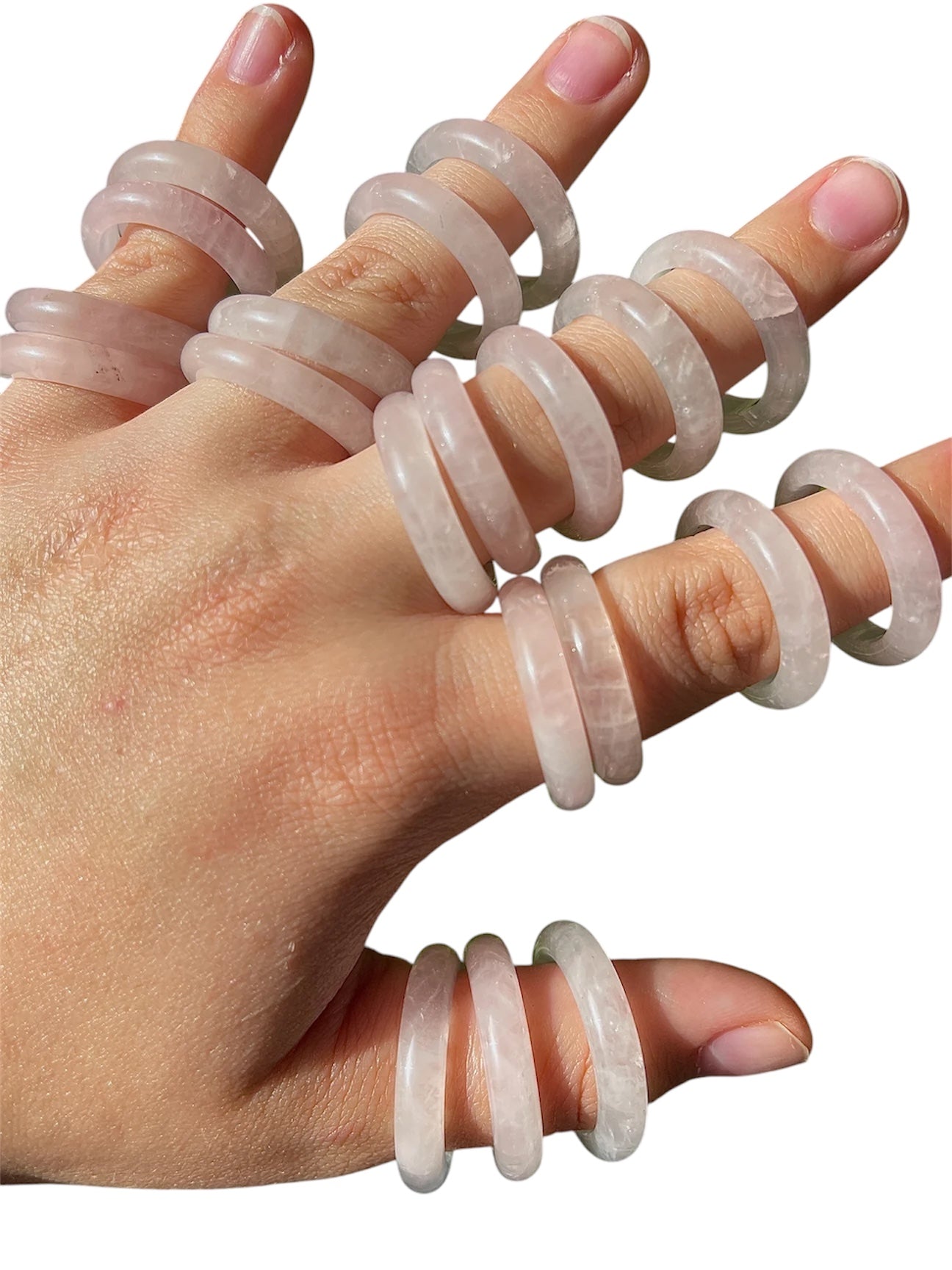 Rose Quartz Rings