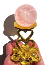 Load image into Gallery viewer, Star Rose Quartz Sphere NEW!
