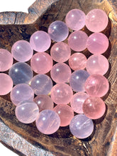 Load image into Gallery viewer, Mini Star Rose Quartz Spheres NEW!
