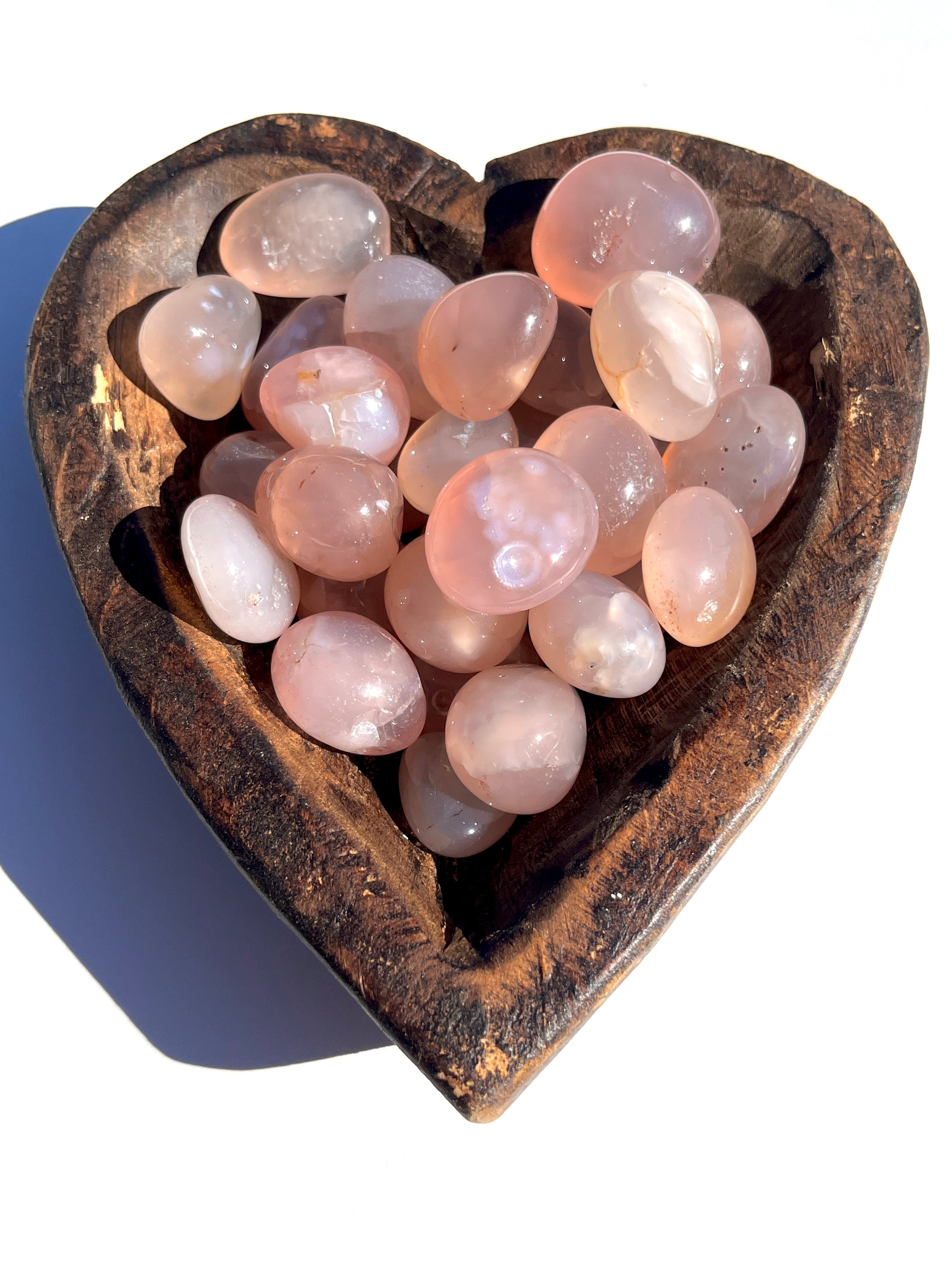 Pink Chalcedony Tumbles NEW!