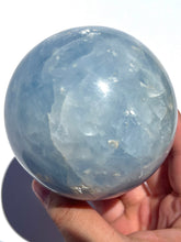 Load image into Gallery viewer, Large Blue Calcite Sphere NEW!

