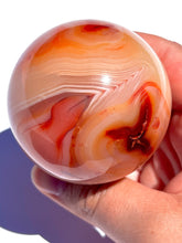 Load image into Gallery viewer, Pink Carnelian Sphere NEW!
