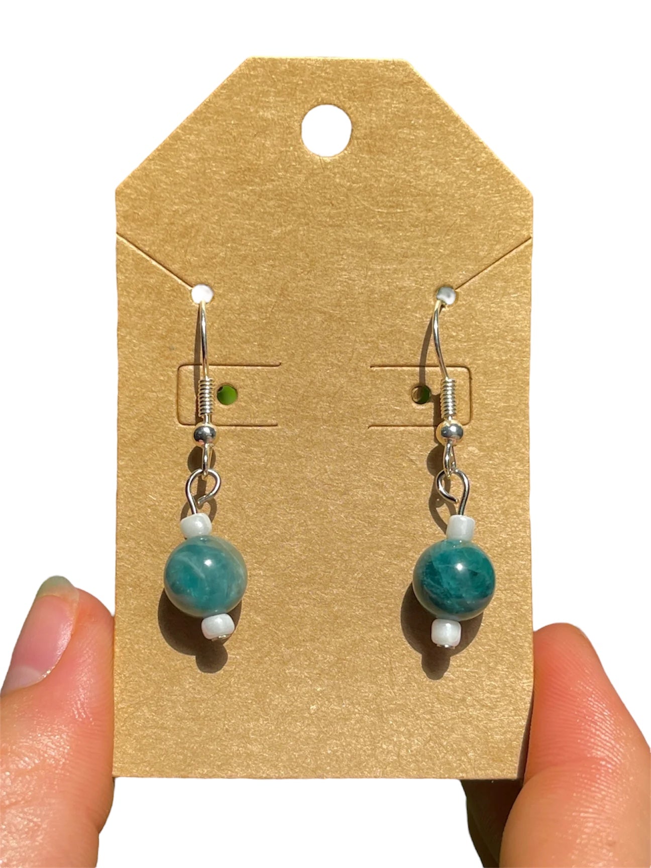 Blue Apatite Earrings