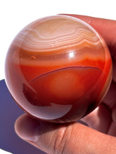 Load image into Gallery viewer, Pink Carnelian Sphere NEW!
