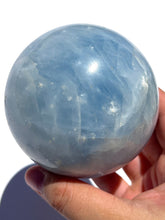 Load image into Gallery viewer, Large Blue Calcite Sphere NEW!
