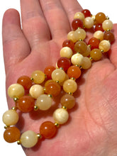 Load image into Gallery viewer, Orange Calcite + Orange Aventurine Handmade Necklace NEW!
