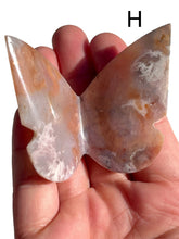 Load image into Gallery viewer, Pink Carnelian 3D Butterflies, Choose Your Own NEW!
