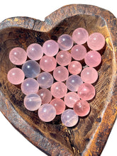 Load image into Gallery viewer, Mini Star Rose Quartz Spheres NEW!
