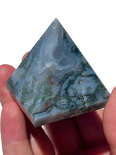 Load image into Gallery viewer, Moss Agate Pyramid NEW!
