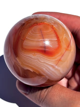 Load image into Gallery viewer, Pink Carnelian Sphere NEW!
