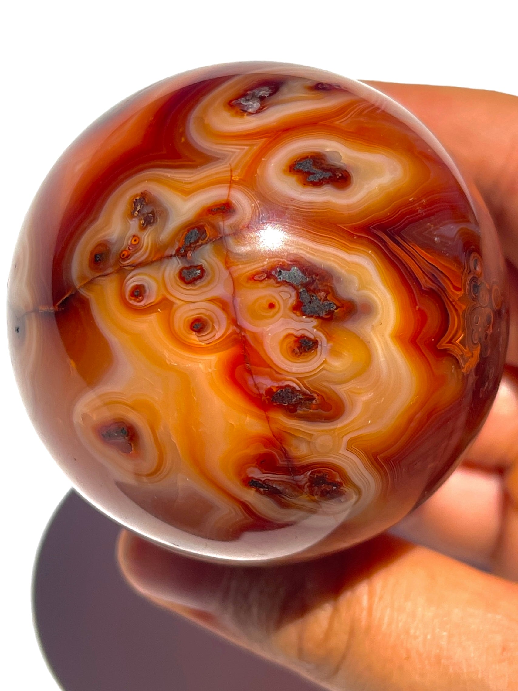 Pink Carnelian Sphere NEW!
