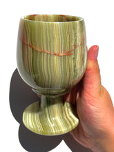 Load image into Gallery viewer, Green Onyx Wine Glass NEW!
