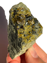 Load image into Gallery viewer, Raw Epidote + Garnet Cluster NEW!

