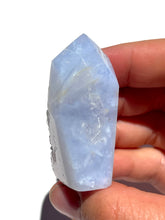 Load image into Gallery viewer, Druzy Blue Lace Agate Tower NEW!
