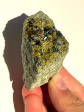 Load image into Gallery viewer, Raw Epidote + Garnet Cluster NEW!
