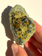 Load image into Gallery viewer, Raw Epidote + Garnet Cluster NEW!
