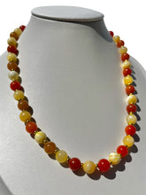 Load image into Gallery viewer, Orange Calcite + Orange Aventurine Handmade Necklace NEW!
