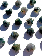 Load image into Gallery viewer, Mini Moss Agate Carvings NEW!
