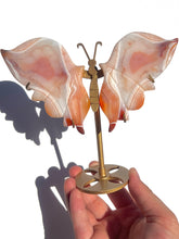 Load image into Gallery viewer, Standing Pink Carnelian Butterfly NEW!

