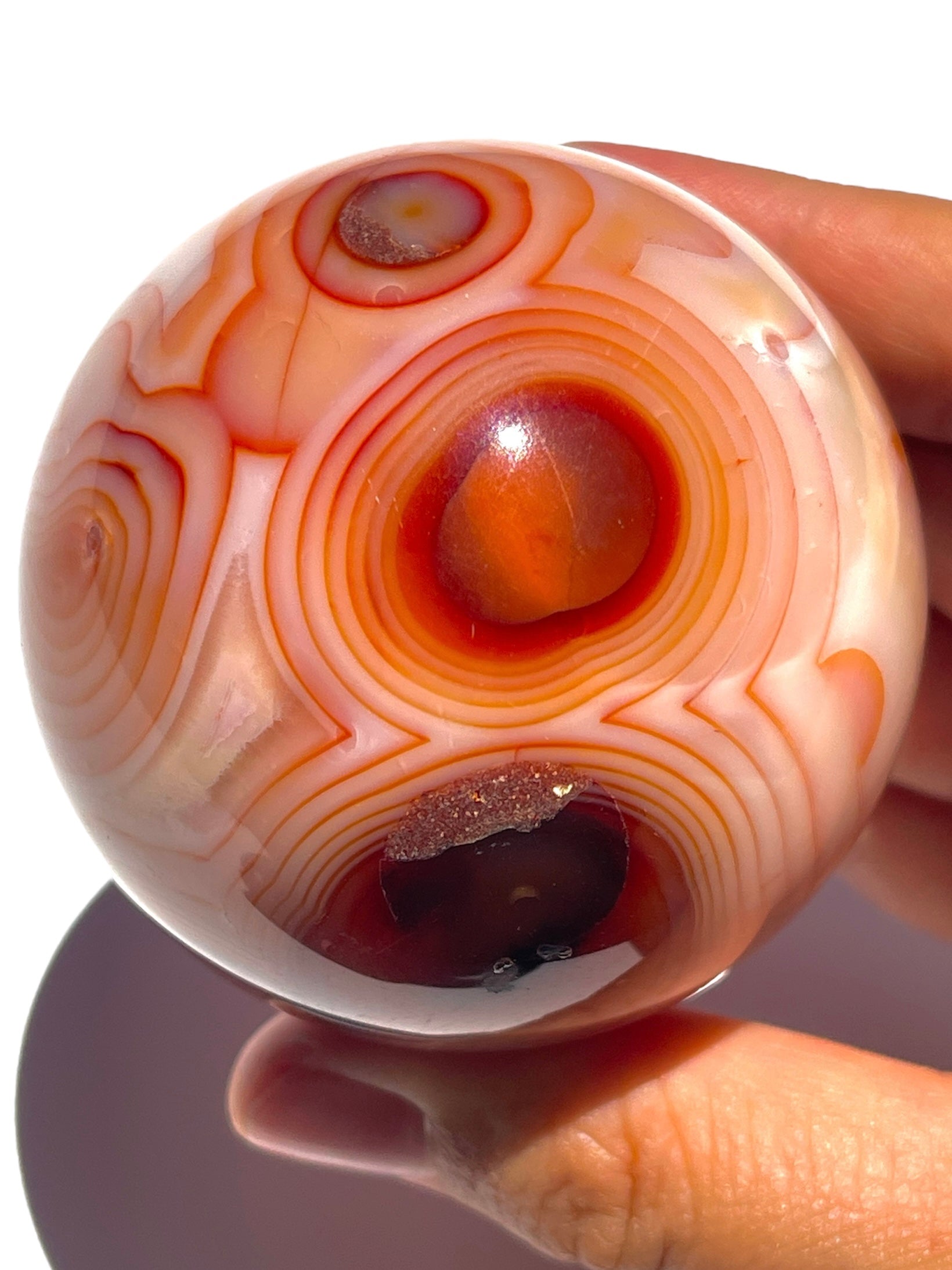 Pink Carnelian Sphere NEW!