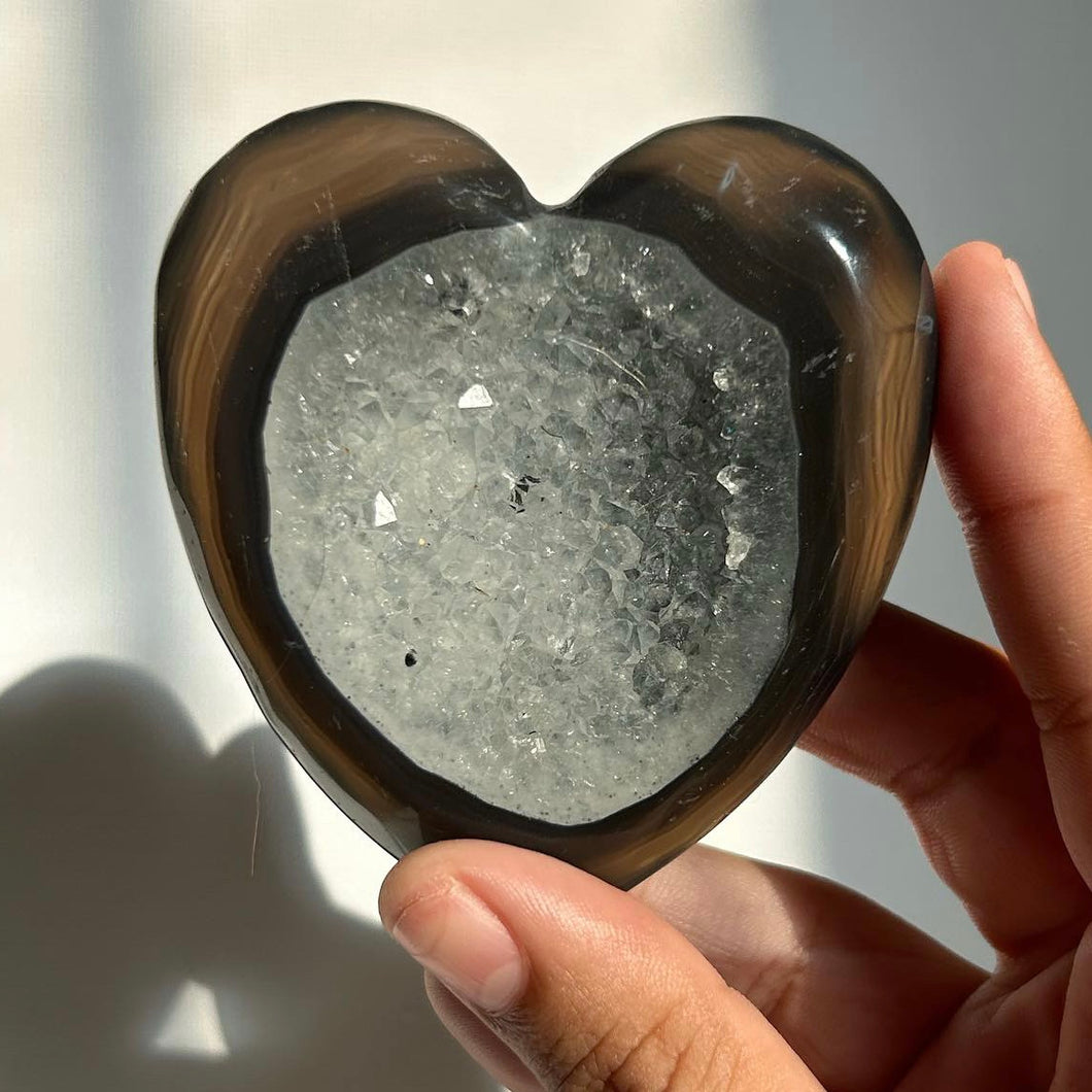 ⊹ Agate Druzy Heart ⊹ Choose Your Own ⊹ NEW!