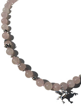 Load image into Gallery viewer, Handmade Rose Quartz + Pegasus Necklace NEW!
