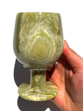Load image into Gallery viewer, Green Onyx Wine Glass NEW!
