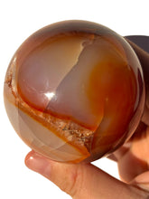 Load image into Gallery viewer, Druzy Carnelian Sphere NEW!
