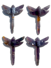 Load image into Gallery viewer, Black Flower Agate Dragonflies NEW!
