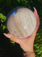 Load image into Gallery viewer, XXL Pastel Ocean Jasper Sphere
