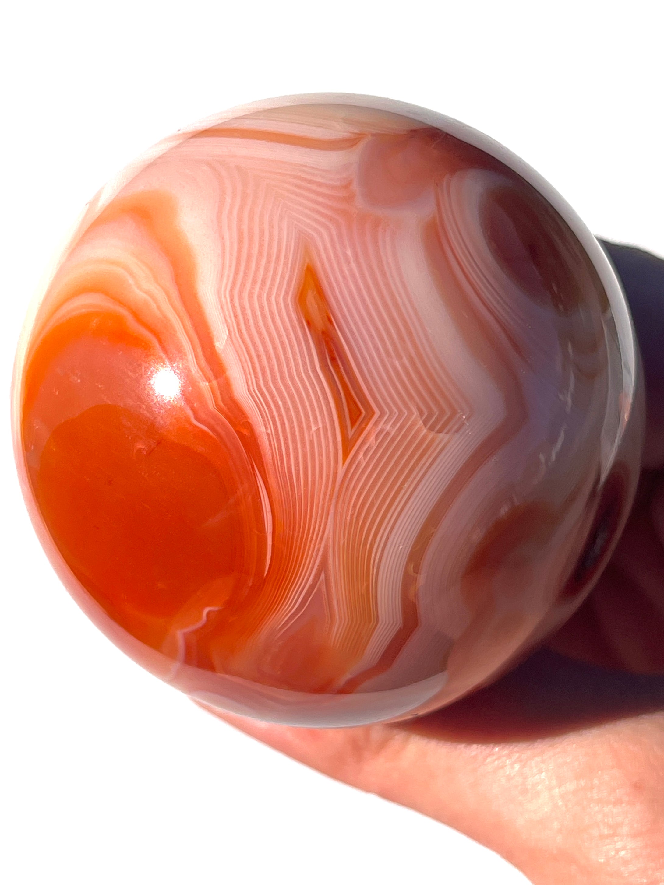 Pink Carnelian Sphere NEW!