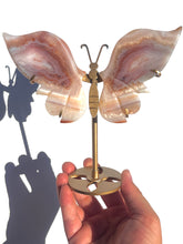 Load image into Gallery viewer, Standing Pink Carnelian Butterfly NEW!
