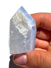 Load image into Gallery viewer, Druzy Blue Lace Agate Tower NEW!
