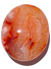 Load image into Gallery viewer, Pink Carnelian + Flower Agate Palmstone NEW!
