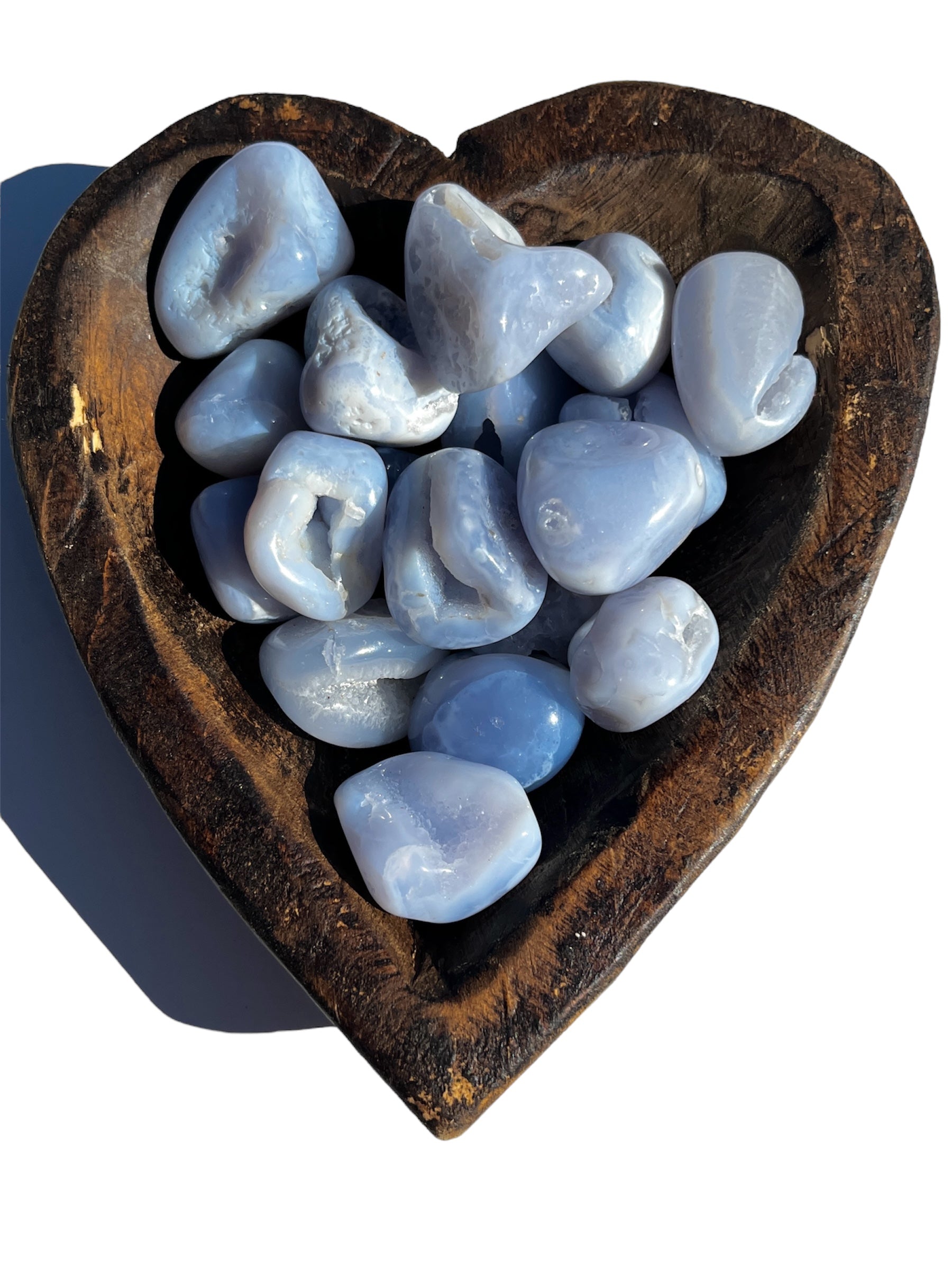 Druzy Blue Lace Agate Tumbles NEW!