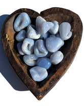 Load image into Gallery viewer, Druzy Blue Lace Agate Tumbles NEW!
