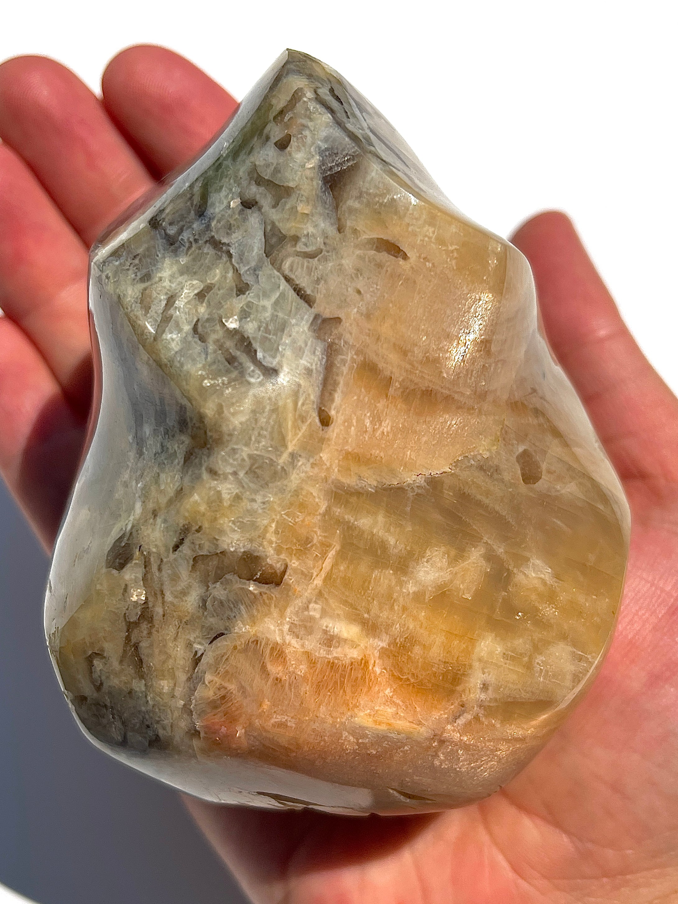 Peach Moonstone Flames, Choose Your Own