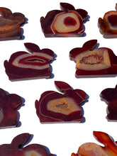 Load image into Gallery viewer, Large Carnelian Druzy Bunnies, Choose Your Own NEW!
