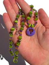 Load image into Gallery viewer, Whimsical Crystal Dragonfly Necklace NEW!

