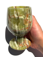 Load image into Gallery viewer, Green Onyx Wine Glass NEW!
