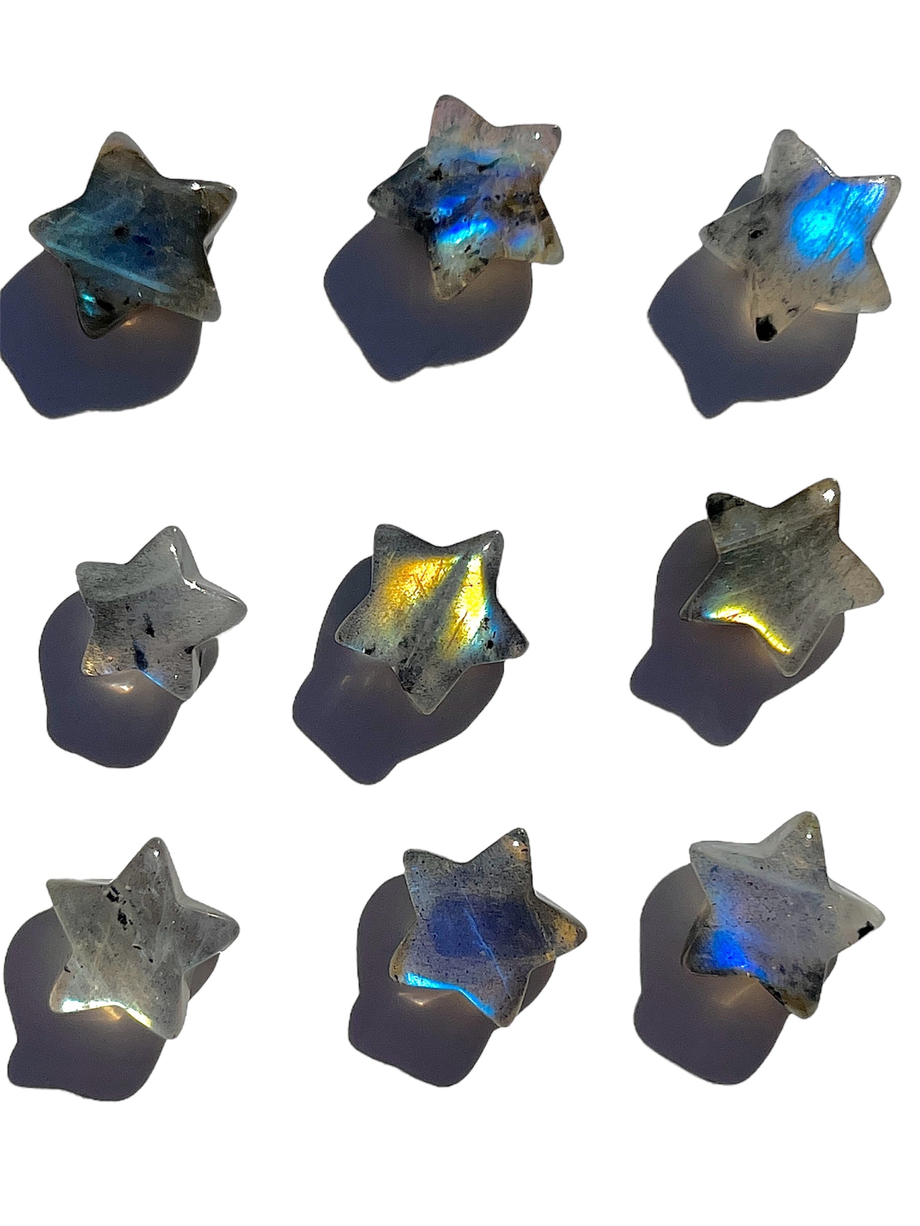 Mini Labradorite Stars NEW!