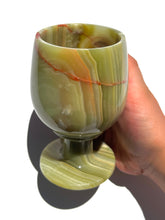 Load image into Gallery viewer, Green Onyx Wine Glass NEW!

